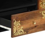 vidaXL Cabinet TV Marron 105 x 33.5 x 46 cm Bois de manguier massif