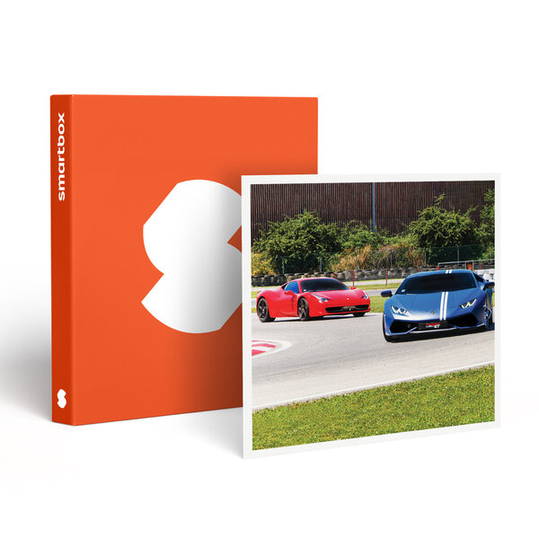 SMARTBOX - Coffret Cadeau Séance de pilotage au volant de 2 voitures d’exception lors de 4 tours sur circuit -  Sport & Aventure