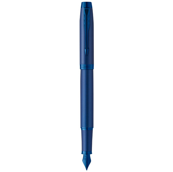 Stylo plume Parker IM Monochrome  Bleu  plume moyenne  encre bleue  Coffret cadeau