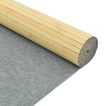 vidaXL Cloison de séparation naturel clair 165x400 cm bambou