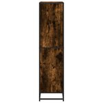 vidaXL Bibliothèque chêne fumé 60x35x139 cm bois d'ingénierie