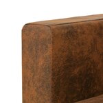 vidaXL Fauteuil marron similicuir daim