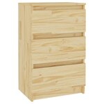 vidaXL Table de chevet 40x29 5x64 cm Bois de pin solide