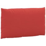 vidaXL Coussins de palette lot de 3 rouge tissu oxford