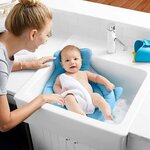 Skip hop siège de bain de lavabo pour bébé moby bleu