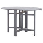 vidaXL Table de jardin Gris 120x70x74 cm Bois d'acacia massif