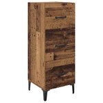 vidaXL Buffet Bois Ancien 34 5 x 34 x 90 cm Bois d'ingénierie