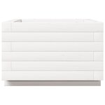 vidaXL Jardinière blanc 40x40x26 5 cm bois de pin massif