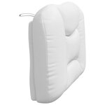 vidaXL Coussin de tête de lit Hvar blanc 80 cm similicuir