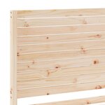 vidaXL Cadre de lit extra long sans matelas 160x220 cm bois massif