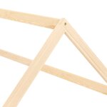 vidaXL Cadre de lit d'enfant Bois de pin massif 90 x 200 cm