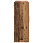 vidaXL Armoire Murale 2 Pièces Bois ancien 69 5 x 34 x 90 cm
