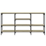 vidaXL Table console chêne sonoma 160x29x80 cm bois d'ingénierie