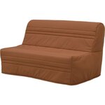 Banquette 2 places Joe - Tissu terracotta - 143 x 97 x hauteur 89 cm