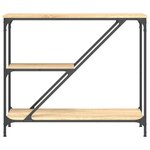 vidaXL Table console chêne sonoma 88 5x30x75 cm bois d'ingénierie