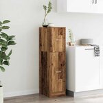 vidaXL Armoire d'apothicaire vieux bois 30x41x118 cm bois d'ingénierie