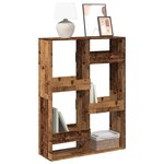 vidaXL Bibliothèque vieux bois 100x33x135 cm bois d'ingénierie