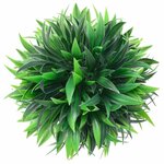 vidaXL Boules de buis artificielles avec lumières LED 2 Pièces vert 30 cm