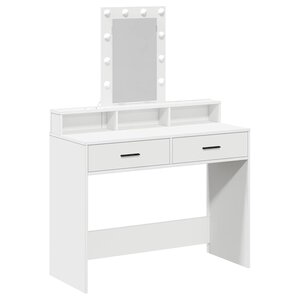 vidaXL Table de Toilette Blanc 100 x 41 x 140 cm Bois d'ingénierie