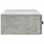 vidaXL Table d'appoint murale 87 5 x 34 5 x 17 cm Bois d'ingénierie