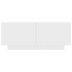 vidaXL Table de chevet blanc 100x35x40 cm bois d'ingénierie