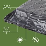 Pack and Move - Housse de protection matelas 1 place - 100 x 230 cm - Fermeture facile - Imperméable et anti-poussière