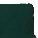 vidaXL Canapés avec coussin 110cm Vert foncé Contreplaqué