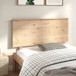 vidaXL Tête de lit 139x6x82 5 cm Bois massif de pin