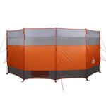 vidaXL Brise-vent de camping orange 366x152x152 cm imperméable