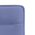 vidaXL Chaises à manger lot de 6 bleu jean tissu