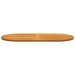 vidaXL Plateau de table Marron 110 x 55 x 2 cm Bois d'acacia massif