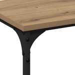 vidaXL Table Console Chêne Artisan 200x29x75 cm Bois d'ingénierie