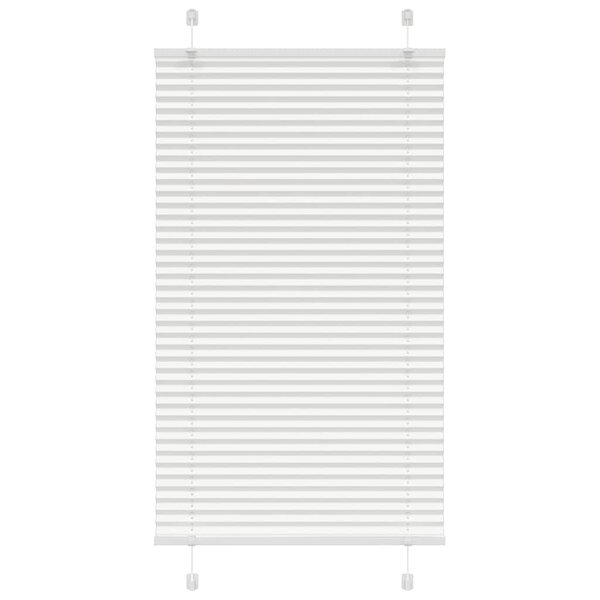 vidaXL Store plissé blanc 70x100 cm largeur du tissu 69 4 cm polyester