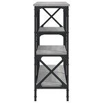 vidaXL Table console sonoma gris 150x29x76 5 cm bois d'ingénierie