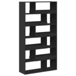 vidaXL Bibliothèque noir 100x33x187 5 cm bois d'ingénierie