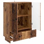 vidaXL Buffet Bois ancien 66 x 34 5 x 95 cm Bois d’ingénierie