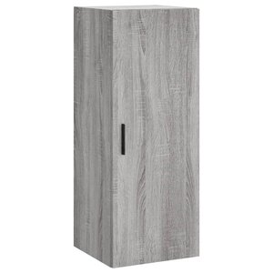 vidaXL Armoire murale sonoma gris 34 5x34x90 cm