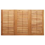vidaXL Table à manger d'extérieur Marron Bois de teck solide