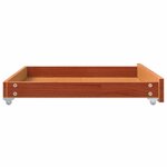 vidaXL Tiroirs de lit de jour 2 Pièces cire marron bois de pin massif