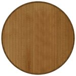vidaXL Tapis rond marron 80 cm bambou