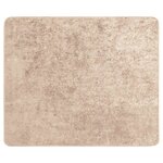 vidaXL Coureur de Tapis MARSA Beige 80 x 100 cm Polyester et PVC