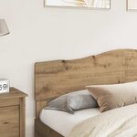 vidaXL Tête de lit Chêne artisanal 200 cm Bois d'ingénierie