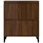 vidaXL Buffet Chêne marron 60x35x70 cm Bois d'ingénierie