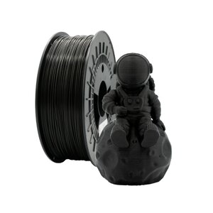 Filament 3D PLA MAT - Diamètre 1 75 mm - Bobine 1kg - Couleur Noir