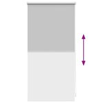 vidaXL Store enrouleur occultant gris 40 x 100 cm
