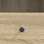 vidaXL Meuble TV Chêne Sonoma 102 x 34 5 x 50 cm Bois d'ingénierie