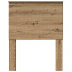 vidaXL Tête de lit Chêne artisanal 75 cm Bois d'ingénierie