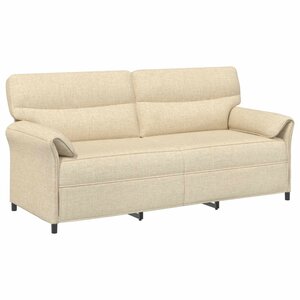 vidaXL Canapé 100  polyester  cadre en métal  MDF  Contreplaqué
