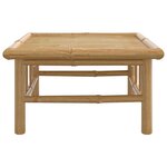 vidaXL Table de jardin 65x55x30 cm bambou