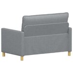 vidaXL Canapé Gris clair 126 x 81 x 87 5 cm